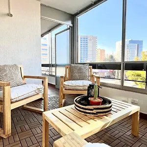 Apartment Mall Parque Arauco, Mall Apumanque Y Metro Manquehe Santiago