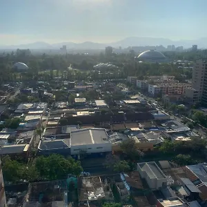 Centrico Departamento A Pasos De Movistar Arena Y Fantasilandia Santiago