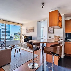 Comodo Departamento A Pasos Del Metro Y Costanera Center Santiago