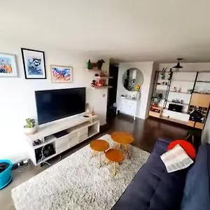 Apartment Depto Full Cercano A Plaza Nunoa Y Metro Frei, Parking, Piscina Santiago