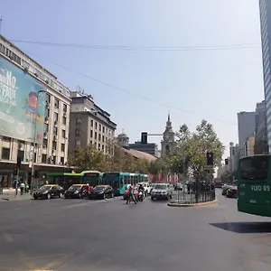 Apartment San Isidro 40 Depto 198 Metro Santa Lucia Amplio 4 Personas Santiago